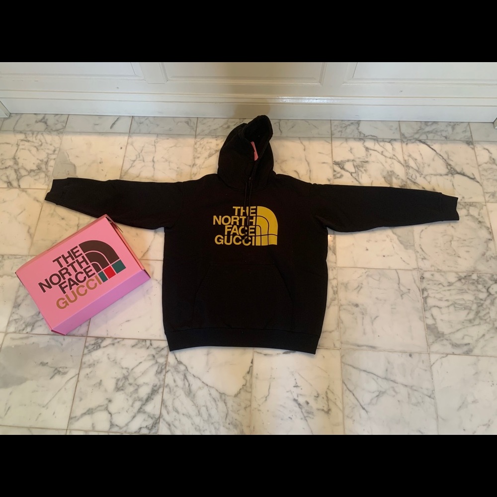 The North Face X Gucci Web Print Cotton Sweatshirt